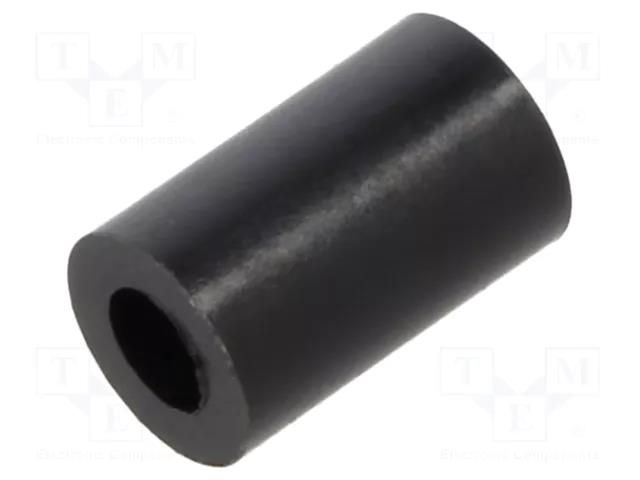 Spacer sleeve; cylindrical; polyamide; L: 8mm; Øout: 5mm; black DREMEC DR385/2.7X8