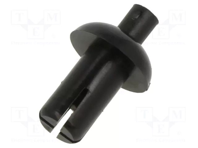 Rivet; polyamide; L.rivet: 8.9mm; black; push-in DREMEC DR8G4055.0X7.0B