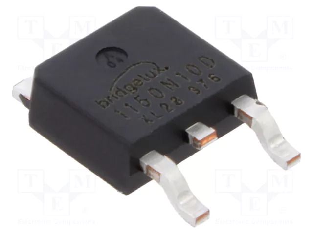 Transistor: N-MOSFET; unipolar; 100V; 12.8A; Idm: 64A; 78W; TO252 BRIDGELUX BXT1150N10D