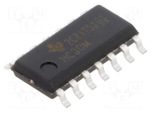 IC: digital; NAND; Ch: 1; IN: 8; SMD; SO14; 2÷6VDC; HC TEXAS INSTRUMENTS CD74HC30M96