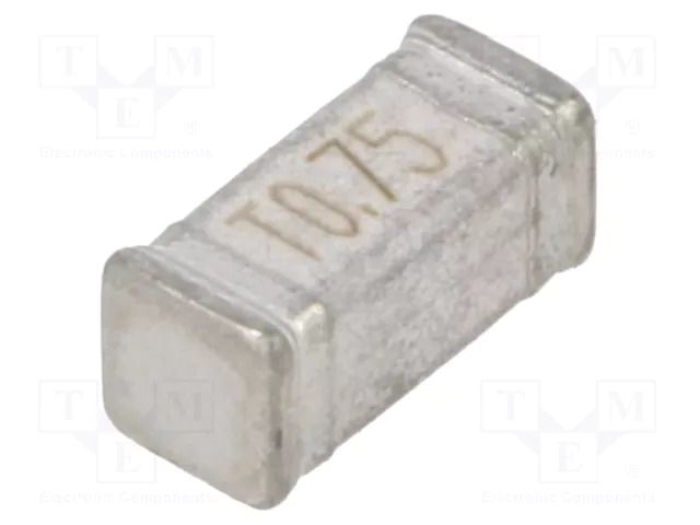 Fuse: fuse; 750mA; 250VAC; 60VDC; time-lag; 6.1x2.72x2.72mm; SMD EATON/BUSSMANN TR1-2410TD750-R