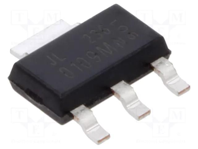 Triac; 600V; 1A; SOT223; Igt: 10mA; Ifsm: 8.5A; 4Q; sensitive gate WeEn Semiconductors Z0109MN.135