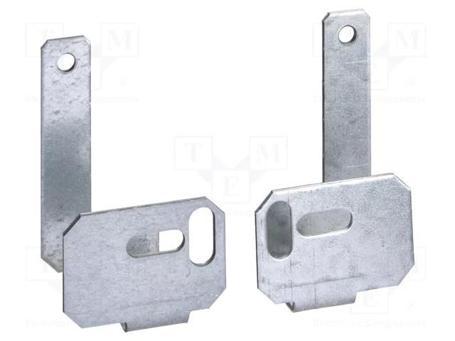 Mounting holder; steel; W: 90mm; H: 38mm; D: 39mm SCHNEIDER ELECTRIC NSYEDCOS