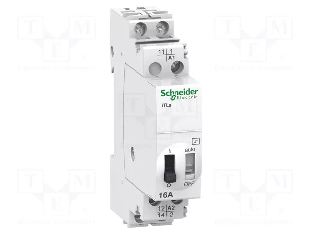 Relay: installation; bistable,impulse; SPDT + NO; 16A; -20÷50°C SCHNEIDER ELECTRIC A9C32811
