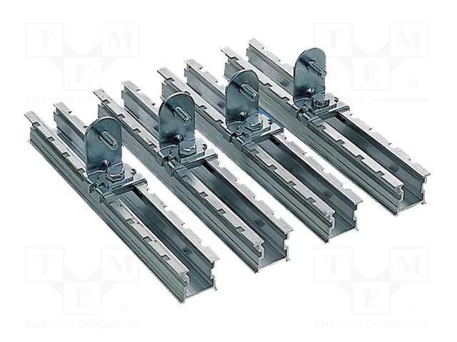 Mounting holder; aluminium,steel; 320mm; for enclosures; 4pcs. SCHNEIDER ELECTRIC NSYDPLA3