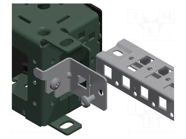 Mounting holder; steel; for enclosures; Plating: zinc SCHNEIDER ELECTRIC NSYSPCR