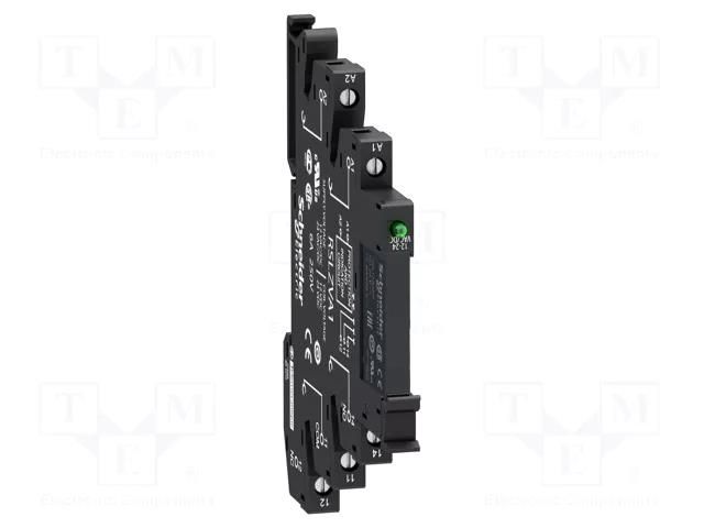 Relay: interface; SPDT; Ucoil: 230VAC,230VDC; 6A; Zelio Relay SCHNEIDER ELECTRIC RSL1PVPU