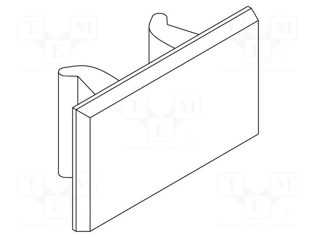 Label; plastic; Zelio SCHNEIDER ELECTRIC RSLZ5