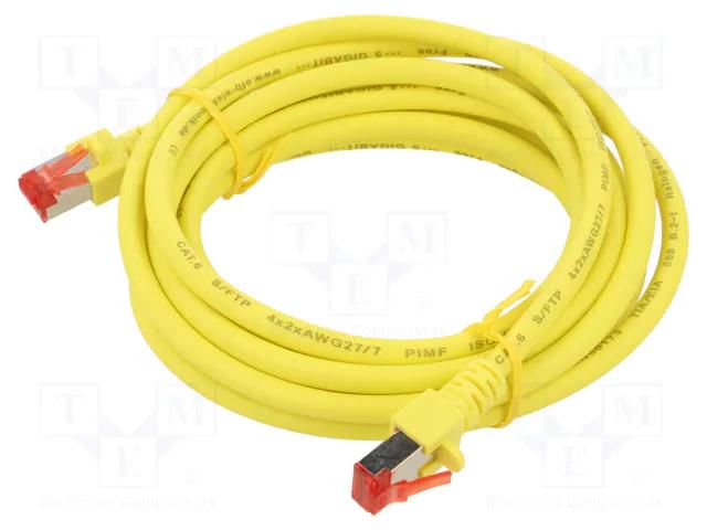 Patch cord; RJ45 plug,both sides; S/FTP; 6; stranded; Cu; LSZH HELUKABEL HELUKAT-803018