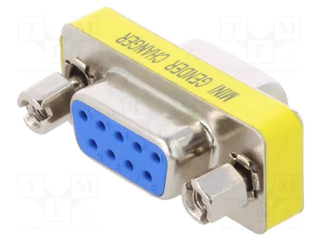 Transition: adapter; D-Sub 9pin female,both sides CONNFLY DS1082-02-9F8LNCC
