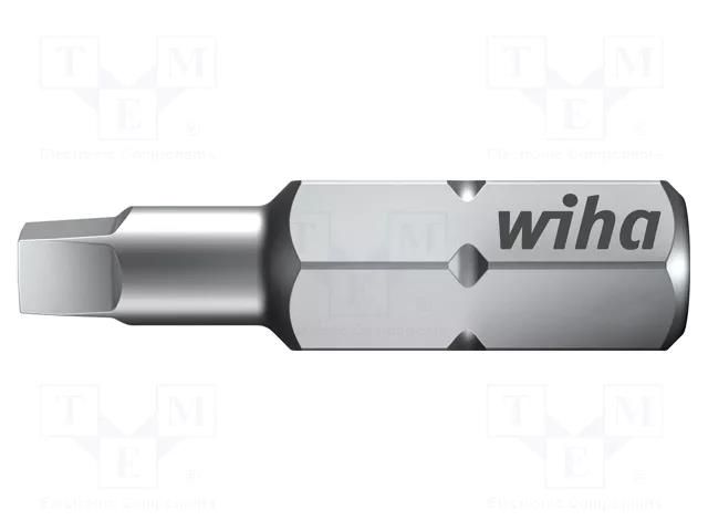 Screwdriver bit; square; RB1; Overall len: 25mm; STANDARD WIHA WIHA.06634