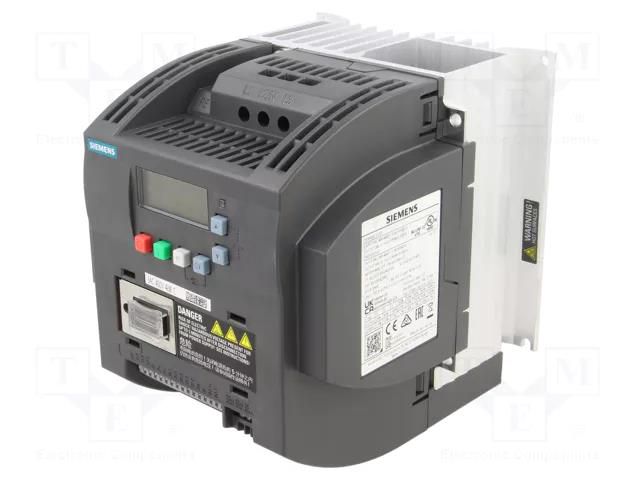 Inverter; 4kW; 3x400VAC; 3x380÷480VAC; for wall mounting; IN: 6 SIEMENS 6SL3210-5BE24-0CV0