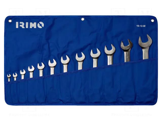 Wrenches set; spanner; 12pcs. IRIMO SA.10-12-W