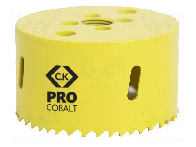 Hole saw; 68mm; aluminium,wood,metal,brass,steel,cast iron; PRO C.K CK-424023