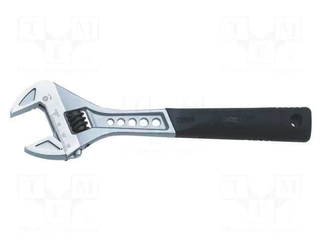 Wrench; adjustable; Jaw capacity: 35mm; Overall len: 250mm C.K CK-T4365-250