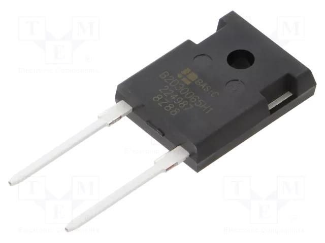 Diode: Schottky rectifying; SiC; THT; 650V; 30A; TO247-2; tube BASiC SEMICONDUCTOR B2D30065H1