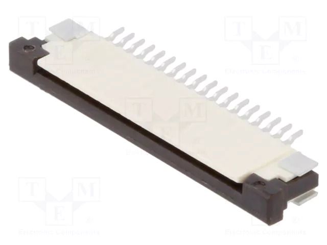 Connector: FFC/FPC; SMT; 50V; 0.4A; PIN: 18; Mat: thermoplastic; ZIF GCT FFC3B07-18-T