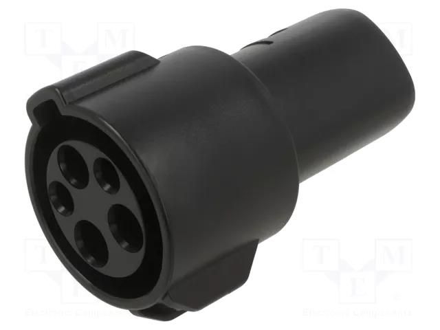 Cable: eMobility; 7.2kW; IP54; Tesla Connector,Type 1; 32A; black AKYGA AK-SC-E07