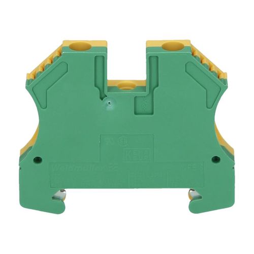 PE terminal WPE 6, Screw connection, 6 mm², Green/yellow, Weidmuller 1010200000 4008190090098