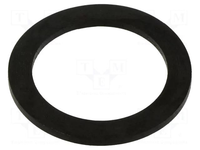 Gasket; NBR caoutchouc; Thk: 1.5mm; Øint: 23.3mm; M25; black TE Connectivity 1SNG609013R0000