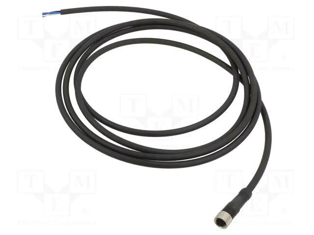 Cable: for sensors/automation; M8; PIN: 4; straight; 2m; plug; 75VDC TELEMECANIQUE SENSORS XZCP0941L2