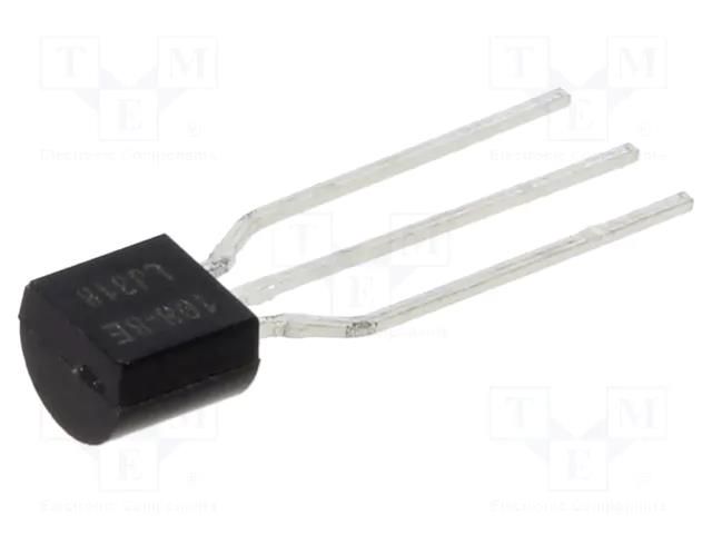 Thyristor: AC switch; 800V; Ifmax: 0.8A; Igt: 10mA; TO92; THT WeEn Semiconductors ACT108-800EQP