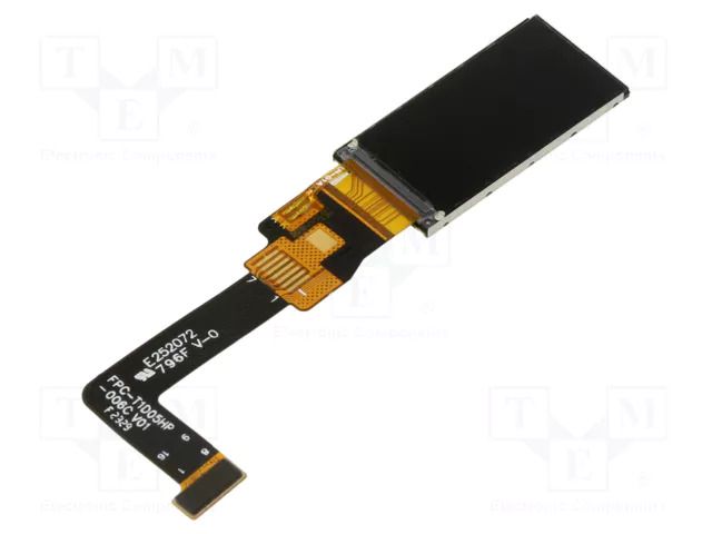 Display: TFT; 1.1"; 120x120; Illumin: LED; Dim: 14.25x28.6x1.6mm DISPLAY ELEKTRONIK DEM120240AVMH-PWN