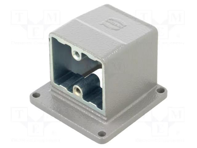 Enclosure: for HDC connectors; Han Modular Twin; angled 90° HARTING 09140020950