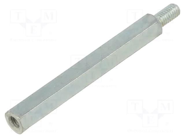 Screwed spacer sleeve; 60mm; Int.thread: M5; Ext.thread: M5 BM GROUP BMQSMS060M5