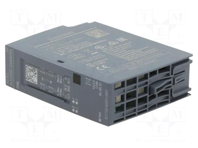 Module: in/out extension; ET 200SP; Digit.out: 4 SIEMENS 6ES7132-6HD01-0BB1