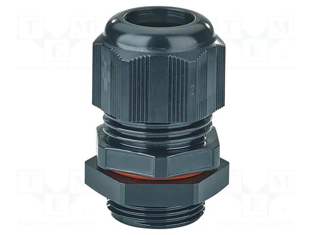 Cable gland; M25; 1.5; IP66; polyamide; black HENSEL HENSEL-AXM-25