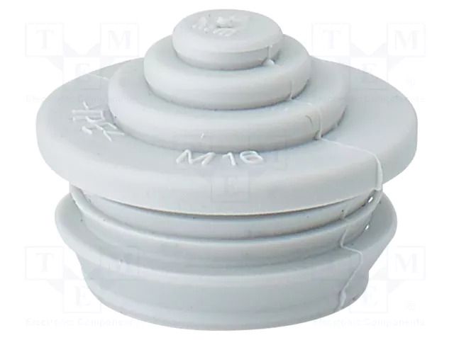Grommet; elastomer thermoplastic TPE; grey; -25÷35°C; 3.5÷12mm HENSEL HENSEL-STM-16