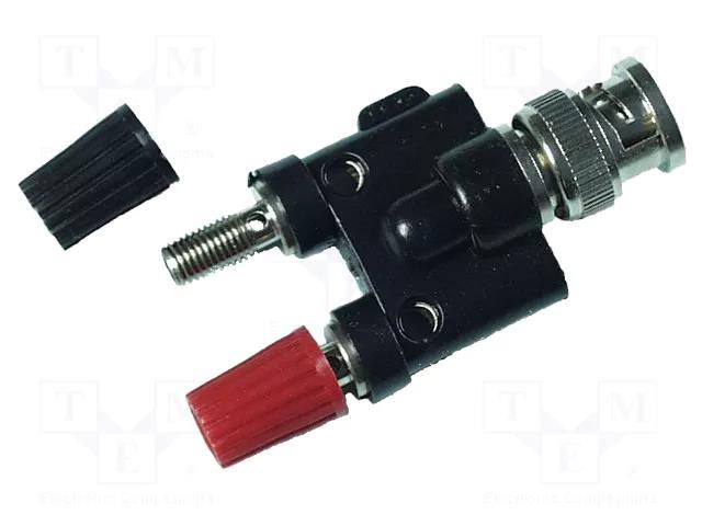 Adapter; 3A; Insulation: polyamide; BNC socket,lamellar plug x2 MCP AD-2159