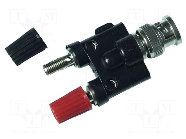 Adapter; 3A; Insulation: polyamide; BNC socket,lamellar plug x2 MCP AD-2159