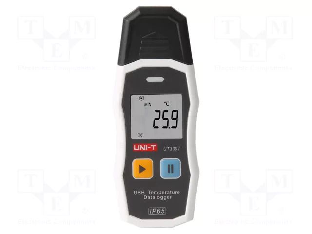 Data logger; temperature; Display: LCD; ±0.4°C; Interface: USB UNI-T UT330T