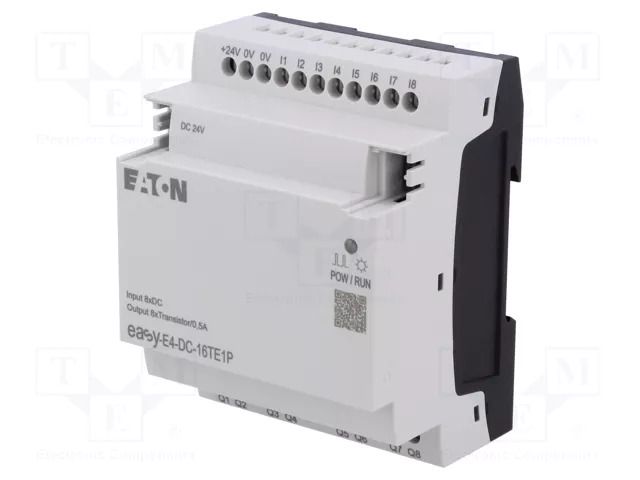Module: extension; IN: 8; OUT: 8; OUT 1: relay; 5A; 12÷24VDC; 24VAC EATON ELECTRIC EASY-E4-UC-16RE1P