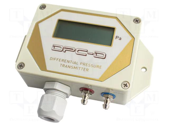Converter: differential pressure; ±0.25%; 24VDC; IP65; -10÷60°C HOTCOLD DPC250-1-D