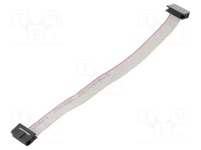 Ribbon cable with IDC connectors; Tape ph: 1mm; Contacts ph: 2mm CONNFLY DS1052-01-10NA2015