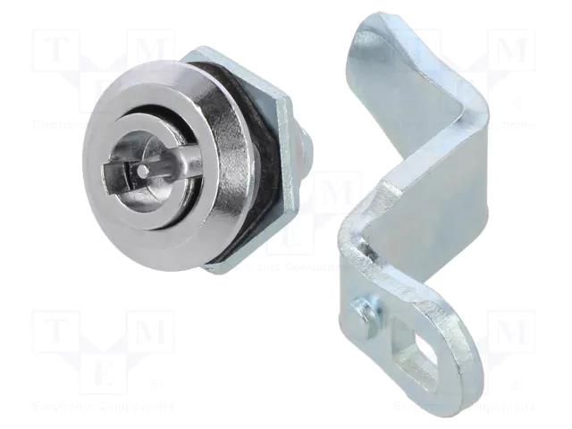 Lock; cast zinc; 45mm; Kind of insert bolt: double-bit insert ELESA+GANTER GN115-VDE-45