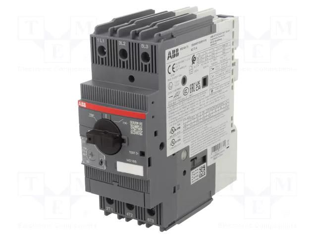 Motor breaker; 45kW; 208÷690VAC; for DIN rail mounting; IP20 ABB MS165-73