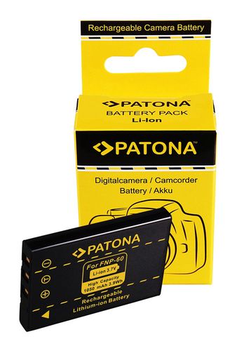 PATONA Battery for Fuji NP60 NP-60 ALDI Medion MD41856 MD85146 MD41856 DC6300, PATONA 1015 4260218591745