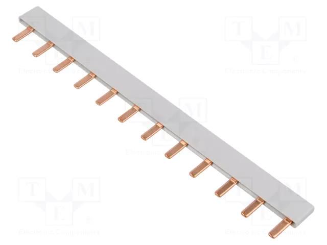 Busbar; 10mm2; Poles: 1; 63A; No.of mod: 12; 211.5mm SIEMENS 5ST3602