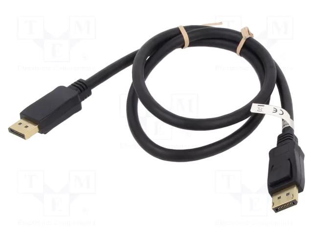 Cable; DisplayPort plug,HDMI plug; 1m; black Goobay GOOBAY-64845