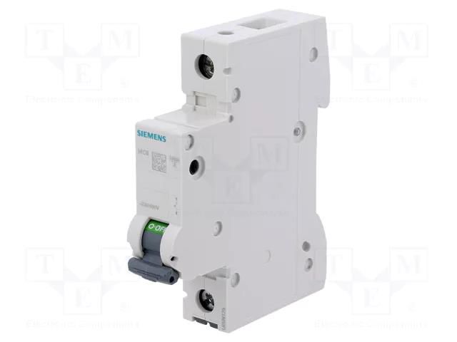 Circuit breaker; 230/400VAC; Inom: 4A; Poles: 1; Charact: B; 10kA SIEMENS 5SL4104-6
