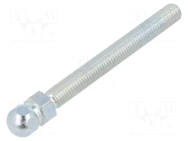 Pin; M10; steel; Ø: 15mm; Plating: zinc; Thread len: 90mm FATH FA-098DM10090M