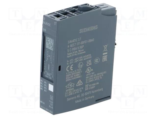 Module: in/out extension; ET 200SP; Digit.in: 8 SIEMENS 6ES7131-6BF01-2BA0