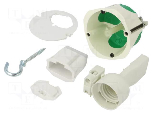 Enclosure: junction box; Ø: 71mm; Z: 49mm; plaster embedded; IP40 SCHNEIDER ELECTRIC IMT35021