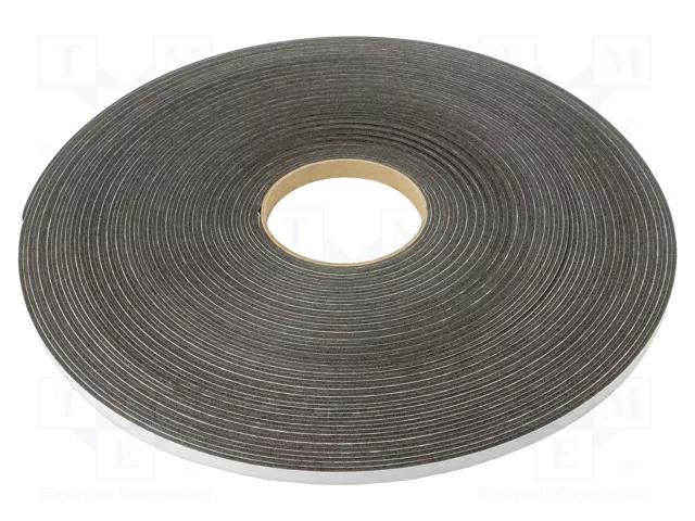 Tape: sealing; W: 10mm; L: 30m; Thk: 2mm; grey; caoutchouc hot-melt INTRA PS-3301-2/10/30/5P