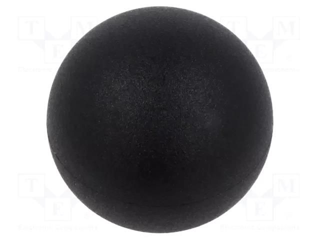 Ball knob; Ø: 25mm; Int.thread: M6; 9mm ELESA+GANTER DIN319-KT-25-M6-C