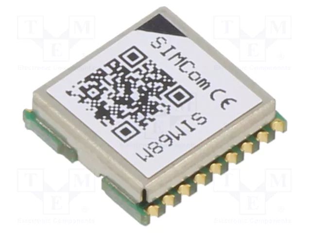 Module: GPS; ±2.5m; GPS; -165dBm; 2.8÷4.3VDC; 115200bps; ±0.1m/s SIMCOM SIM68M-11